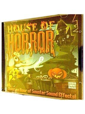 CD House Of Horror Audio Sinister Sound Effects For Halloween Spooky Ambiance